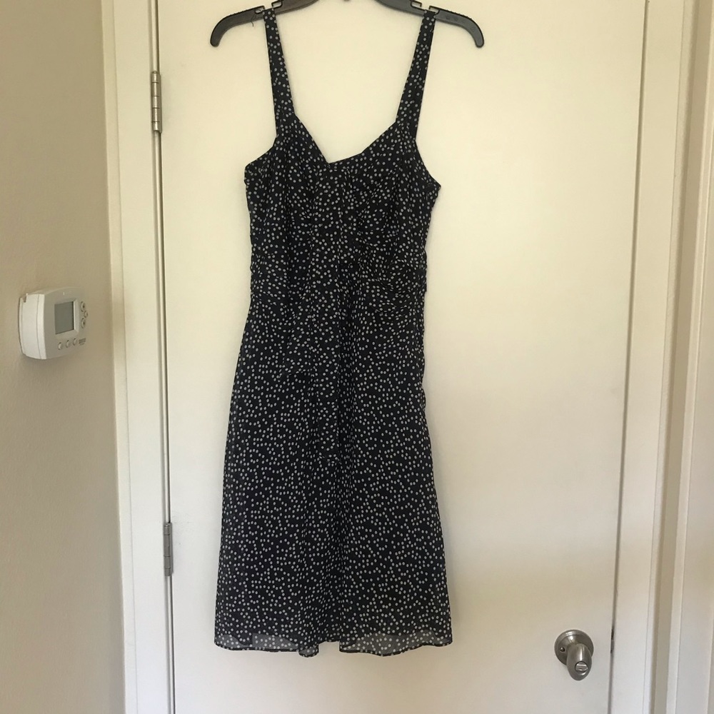 🤍⚓️ J. Crew Navy/White Polka Dot Dress 🤍⚓️